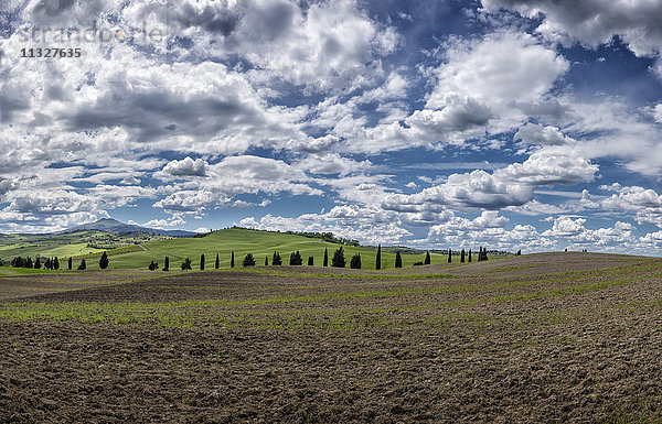 Val d'Orcia in der Toskana