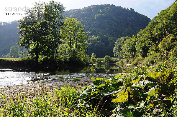 Fluss Doubs in der Schweiz