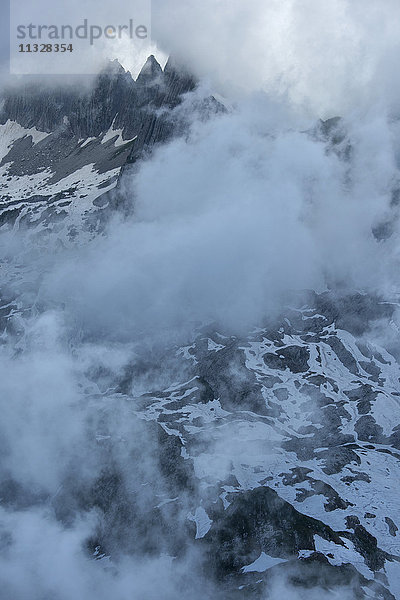 Blick vom Berg Säntis in Appenzell