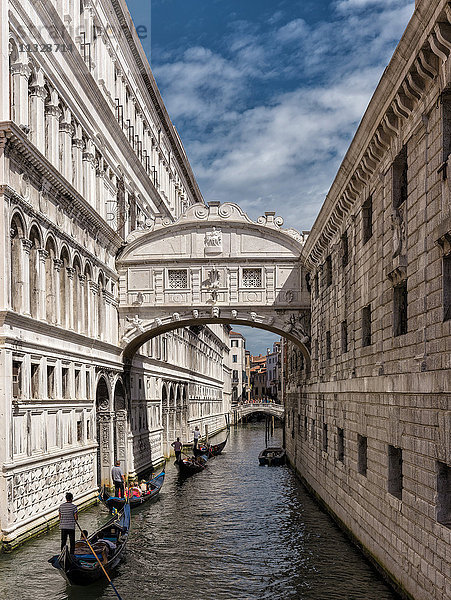 Seufzerbrücke in Venedig  Venetien