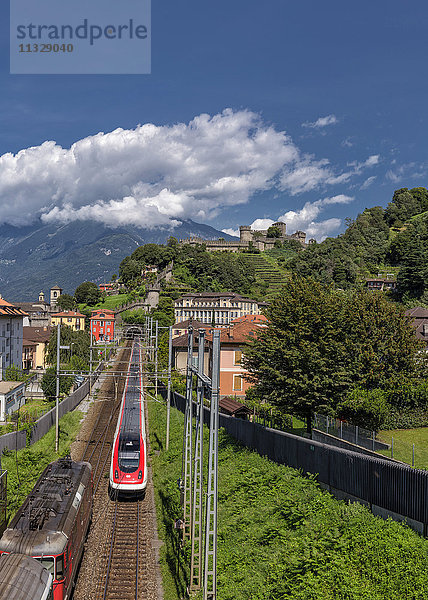 Eisenbahn in Bellinzona  Tessin
