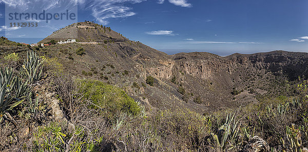 Landschaft der Caldera de Bandama auf Gran Canaria  Kanarische Inseln