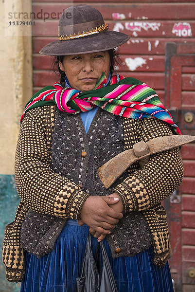 Quechua-Frau in Peru