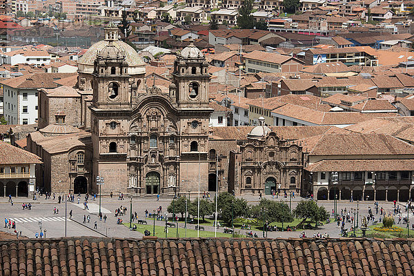 Cusco Stadt in den Anden  Peru  Cusco
