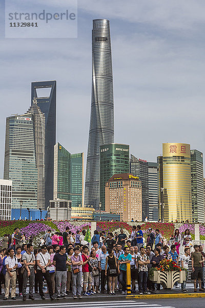 World Financial Center und Shanghai Tower in Shanghai