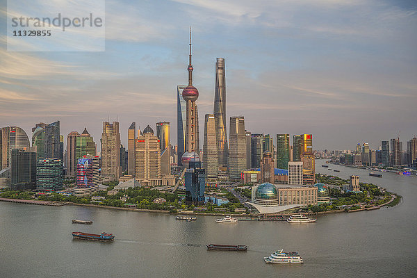 Skyline der Stadt Shanghai