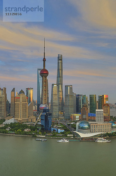 Skyline der Stadt Shanghai