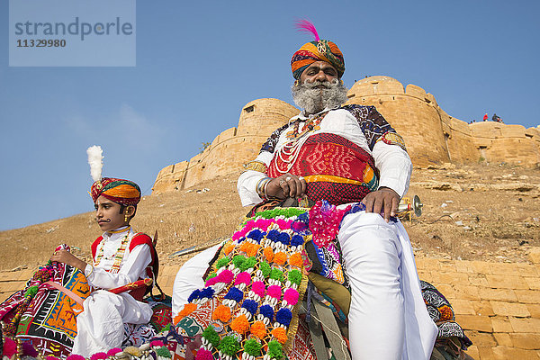 Wüstenfest und Kamele in Jaisalmer  Rajasthan