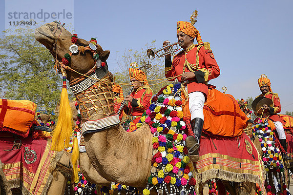 Wüstenfest und Kamele in Jaisalmer  Rajasthan