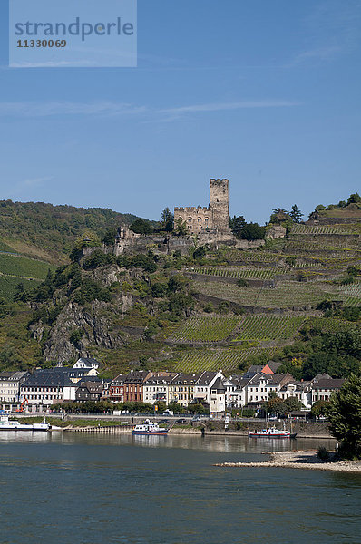 Burg Gutenfels in Kaub  Rheinland Pfalz