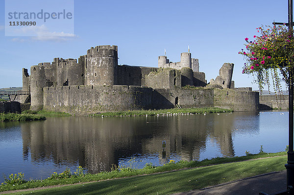 Burg Caerphilly in Wales