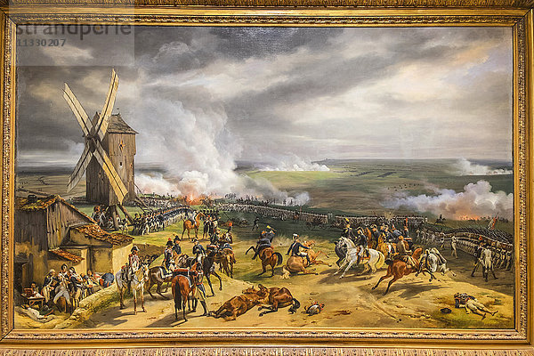 England  London  Trafalgar Square  The National Gallery  Gemälde der Schlacht von Valmy von Emile-Jean-Horace Vernet