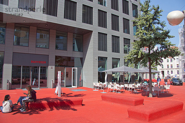 roter Platz in St. Gallen