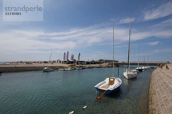 Kanal in Palavas-les-Flots in Südfrankreich