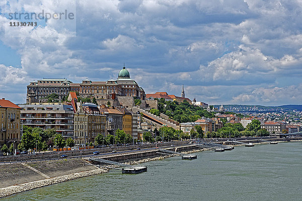 Budaer Berg und Donau in Budapest
