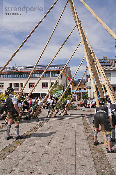 Maibaum-Tradition in Bayern