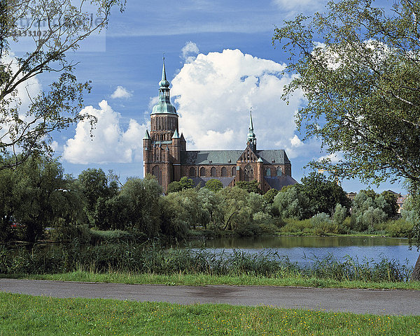 Marienkirche in Stralsund  Mecklenburg-Vorpommern  Deutschland
