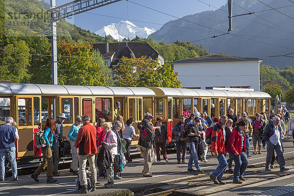 Bergbahn Schynige Platte im Berner Oberland