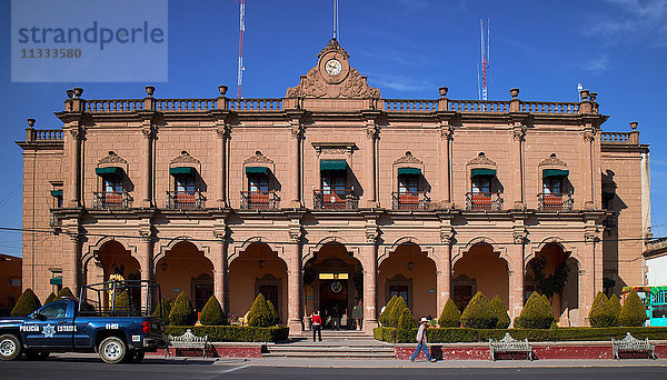 Der Stadtpalast im Dorf Huichapan  Bundesstaat Hidalgo  Mexiko