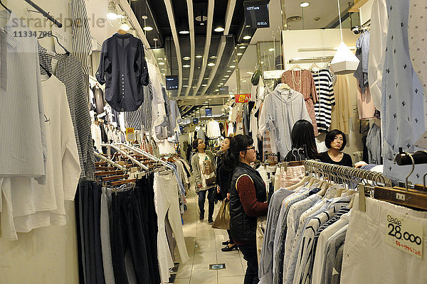 Südkorea  Seoul  Einkaufszentrum