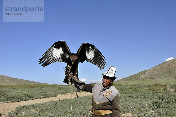Kirgisistan  Adlerjagd
