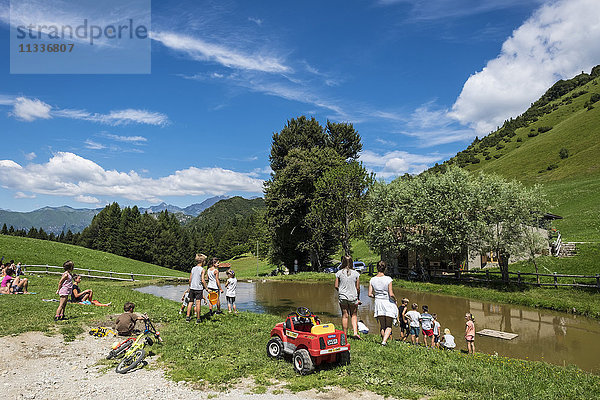 Italien  Bossico  Landschaft