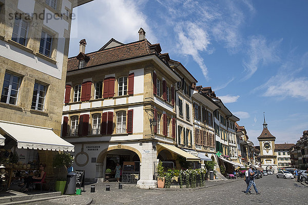 Schweiz  Kanton Fribourg  Murten  Murten  Altstadt
