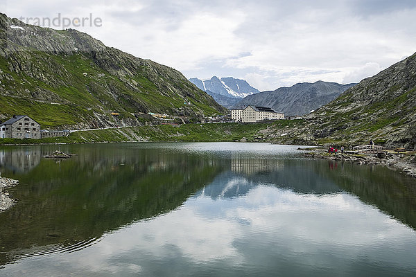 Italien  Aostatal  Aosta-Tal  Gran San Bernardo Pass  Landschaft