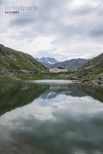 Italien  Aostatal  Aosta-Tal  Gran San Bernardo Pass  Landschaft