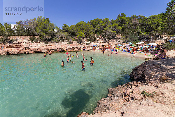 Spanien  Baleareninsel  Ibiza  Strand Cala Gracioneta