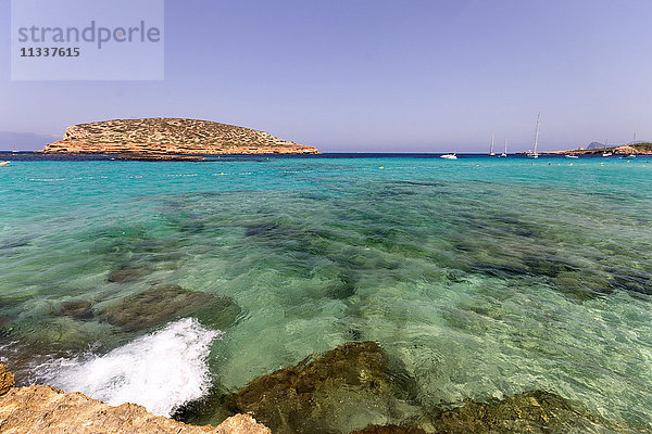 Spanien  Balearische Insel  Ibiza  Strand Cala Comte