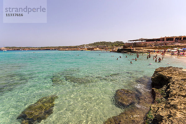 Spanien  Balearische Insel  Ibiza  Strand Cala Comte