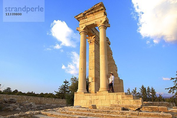 Apollo-Tempel  Kourion  UNESCO-Weltkulturerbe  Zypern  Östliches Mittelmeer  Europa