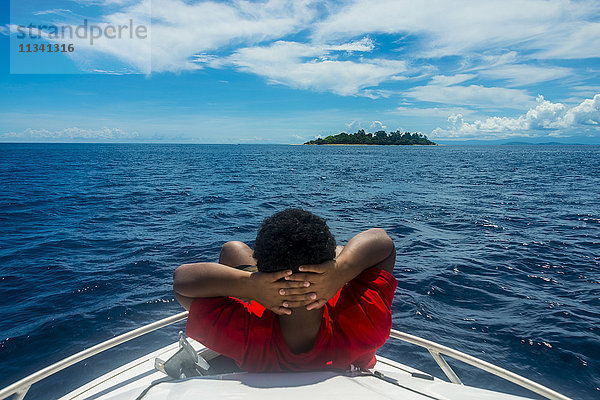 Kleine Insel vor der Küste von Rabaul  Ost-Neubritannien  Papua-Neuguinea  Pazifik