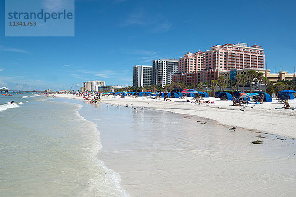 Der Strand von Clearwater  Florida  Vereinigte Staaten von Amerika  Nordamerika