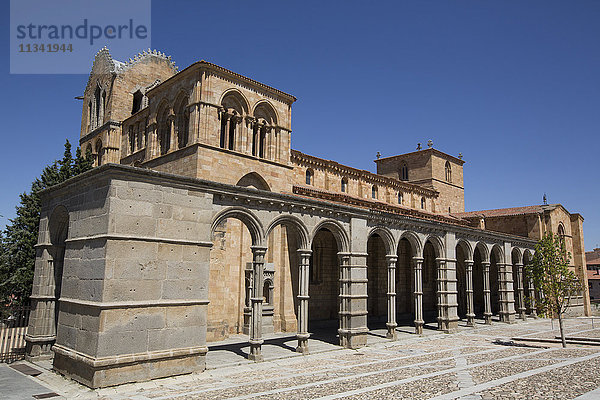 Basilika de San Vicente  Avila  UNESCO-Weltkulturerbe  Kastilien und Leon  Spanien  Europa