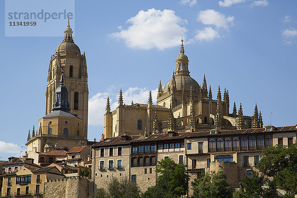 Kathedrale Nuestra Senora de la Asuncion y San Frutos  Segovia  UNESCO-Weltkulturerbe  Kastilien und Leon  Spanien  Europa