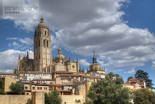 Kathedrale Nuestra Senora de la Asuncion y San Frutos  Segovia  UNESCO-Weltkulturerbe  Kastilien und Leon  Spanien  Europa