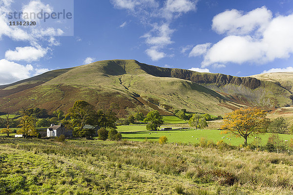 Die Howgill Fells  die Grenze zwischen Yorkshire Dales und Cumbria  England  Vereinigtes Königreich  Europa