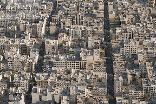 Luftaufnahme von Wohn- und Bürogebäuden  Zentral-Teheran  Iran  Naher Osten
