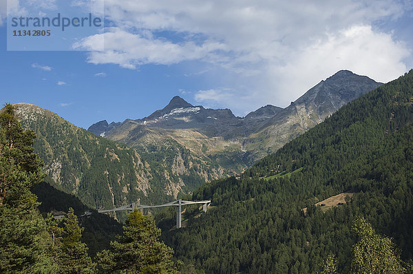Ganterbrücke auf dem Simplonpass  Schweiz  Europa