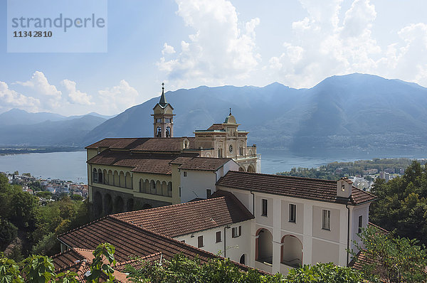 Madonna del Sasso  Kloster  Orselina  Locarno  Lago Maggiore  Tessin  Schweiz  Europa