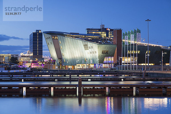 Wissenschaftszentrum NEMO in Oosterdok (East Dock)  Amsterdam  Niederlande  Europa