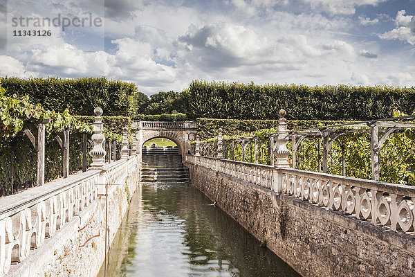 Die Gärten des Château de Villandry  Indre-et-Loire  Loire-Tal  UNESCO-Weltkulturerbe  Frankreich  Europa