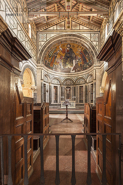 Basilika von San Miniato al Monte  Florenz  Toskana  Italien  Europa