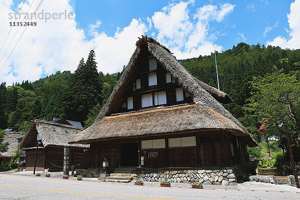 Traditionelles japanisches Dorf in Gokayama  Präfektur Toyama  Japan