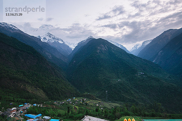 Chomrong Village Area  ABC-Trek (Trek zum Annapurna-Basislager)  Nepal