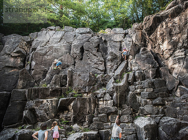 Kletterfelsen für Familien