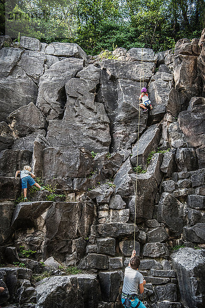 Kletterfelsen für Familien