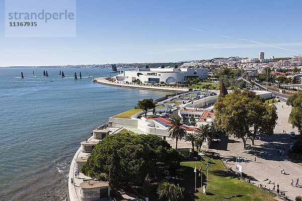 Ansicht der Champalimaud-Stiftung  Lissabon  Portugal